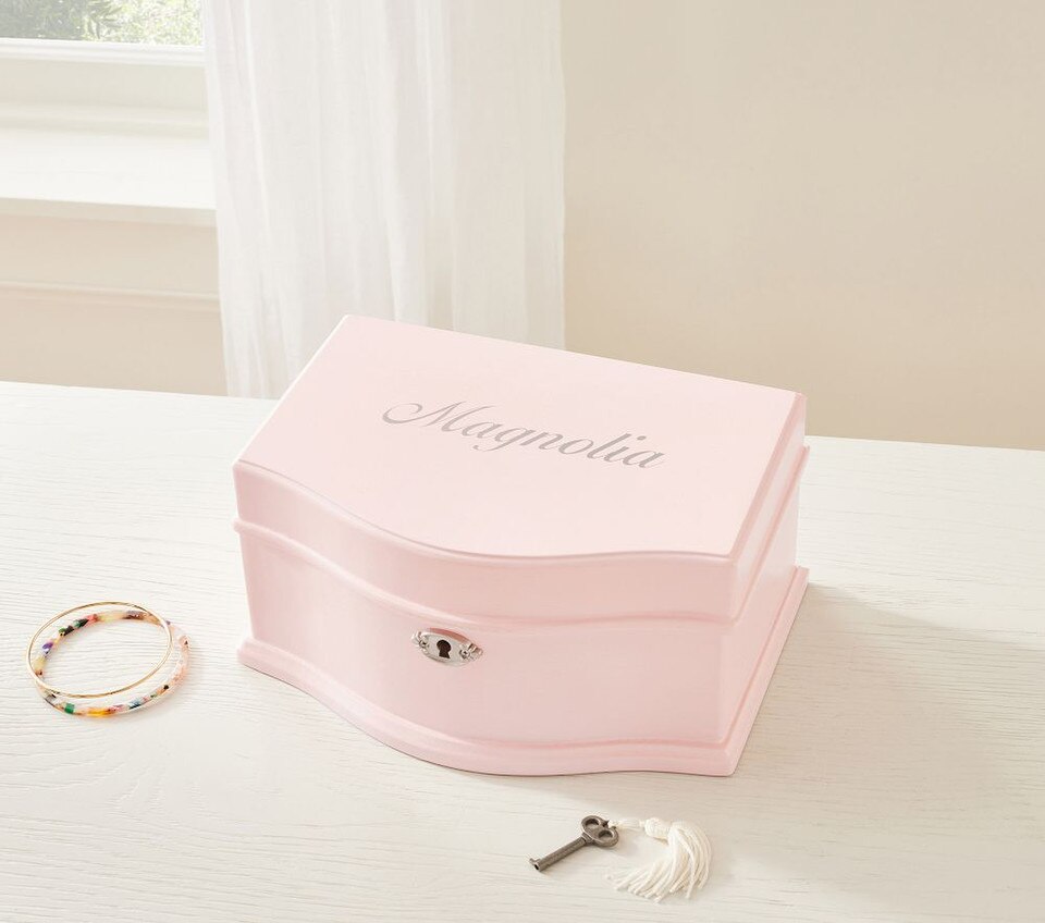 Pink Abigail Jewellery Box Collection