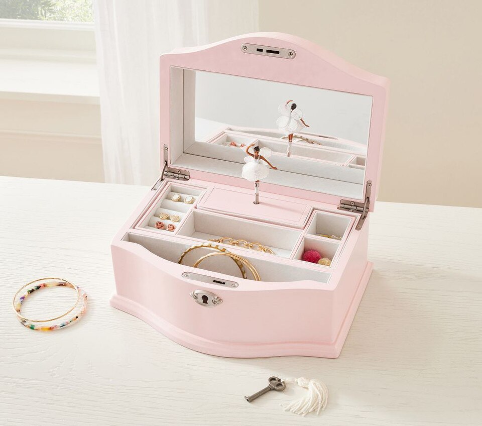 Pink Abigail Jewellery Box Collection