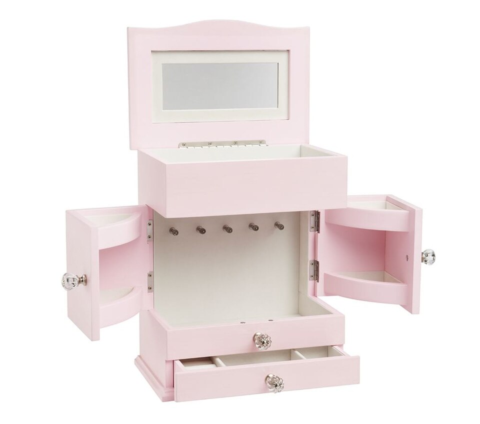 Pink Abigail Jewellery Box Collection