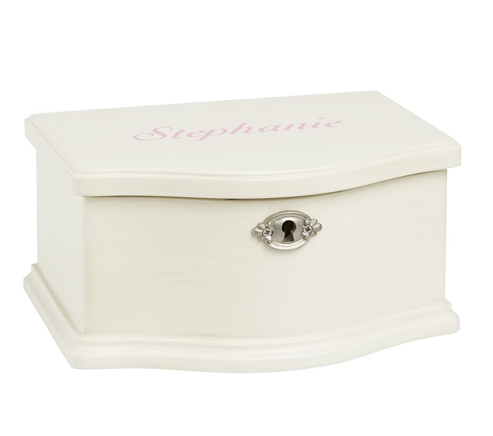 White Abigail Jewellery Box Collection
