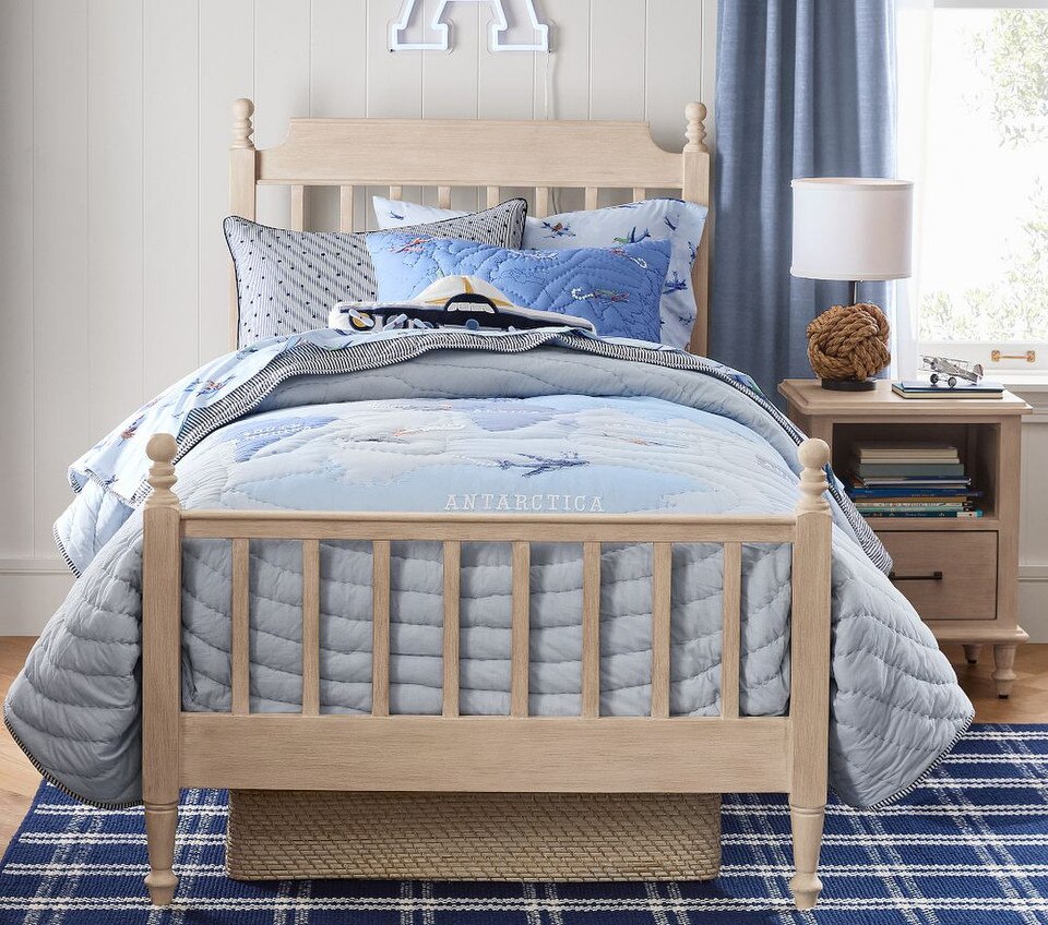 Airplane Map Bedspread & Pillowcases