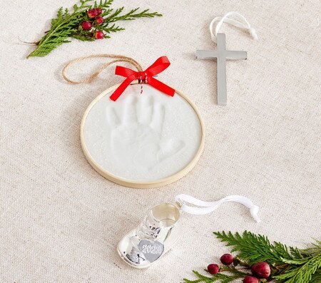 Baby's First Christmas Handprint Ornament Kit Pottery Barn Kids UK