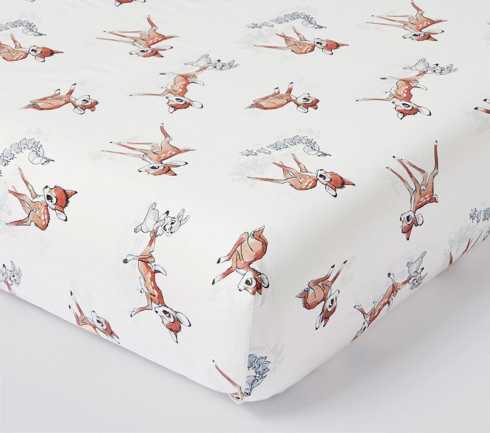 Disney &lt;em&gt;Bambi&lt;/em&gt; Organic Cot Fitted Sheet