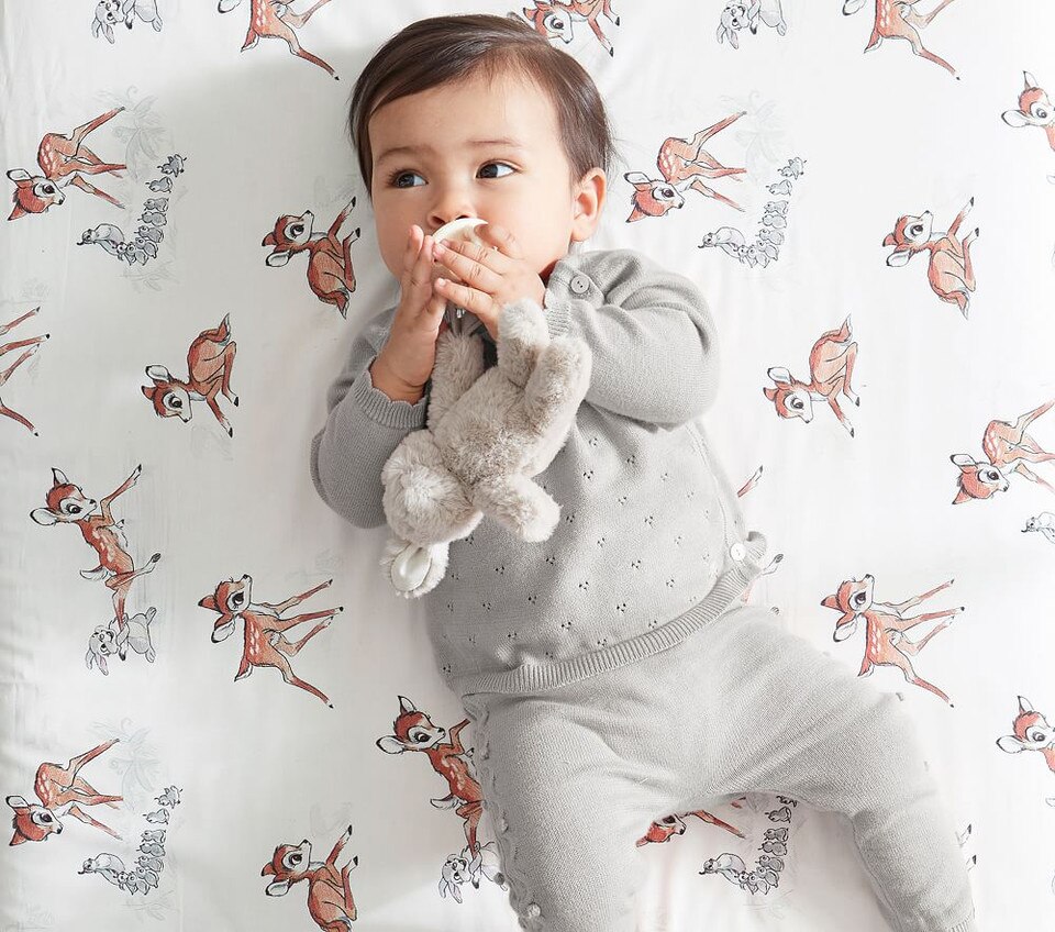 Disney &lt;em&gt;Bambi&lt;/em&gt; Organic Cot Fitted Sheet