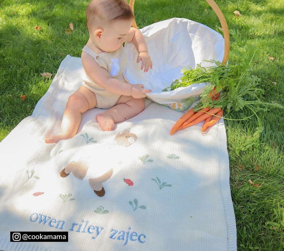 Peter Rabbit™ Heirloom Baby Blanket