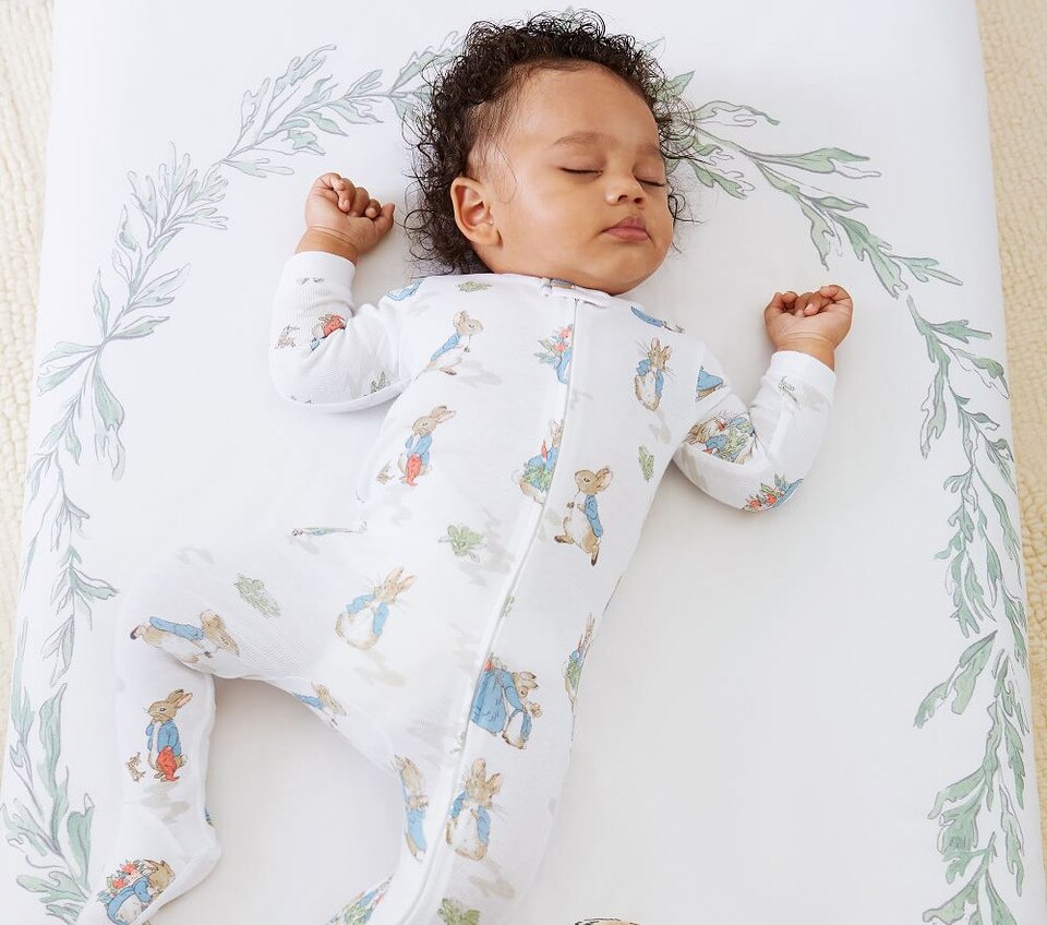 Peter Rabbit Picture Perfect Organic Fitted Cot Sheet