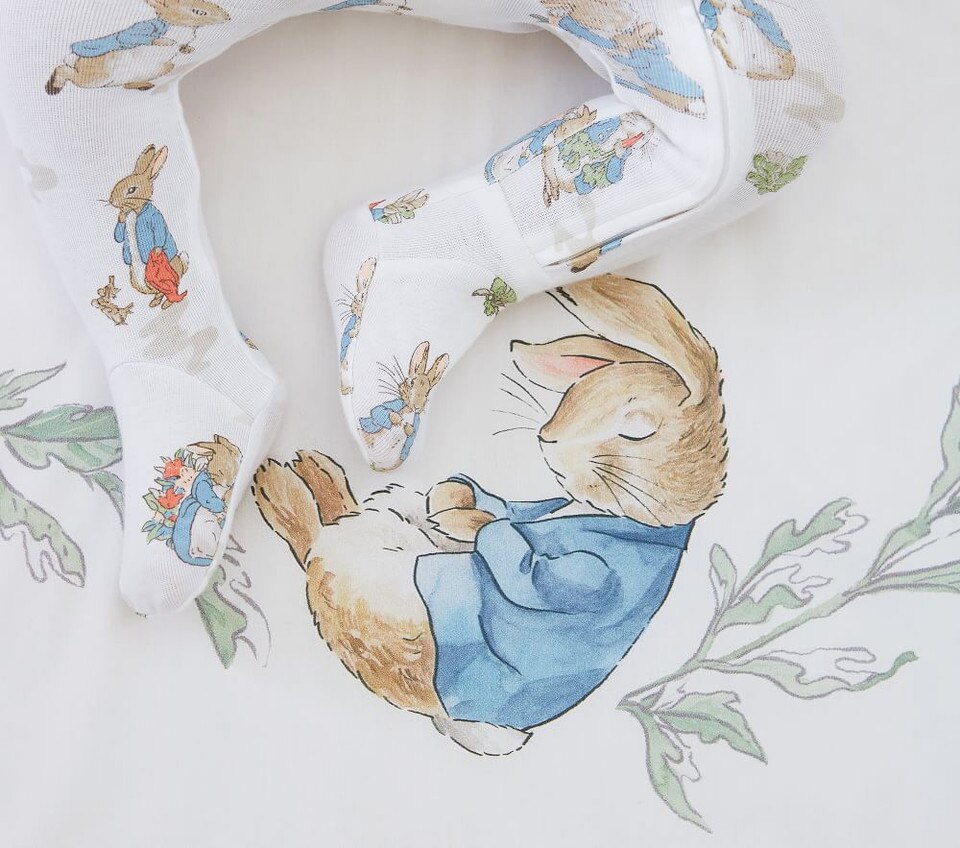Peter Rabbit Picture Perfect Organic Fitted Cot Sheet
