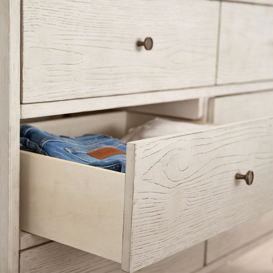 Bellevue 6-Drawer Wide Chest of Drawers