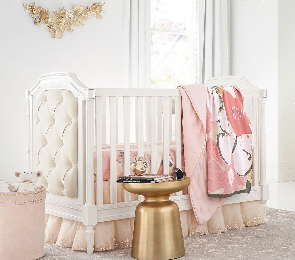 Blythe Upholstered Convertible Cot