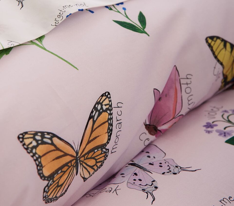 Botanical Butterfly Duvet Cover & Pillowcases
