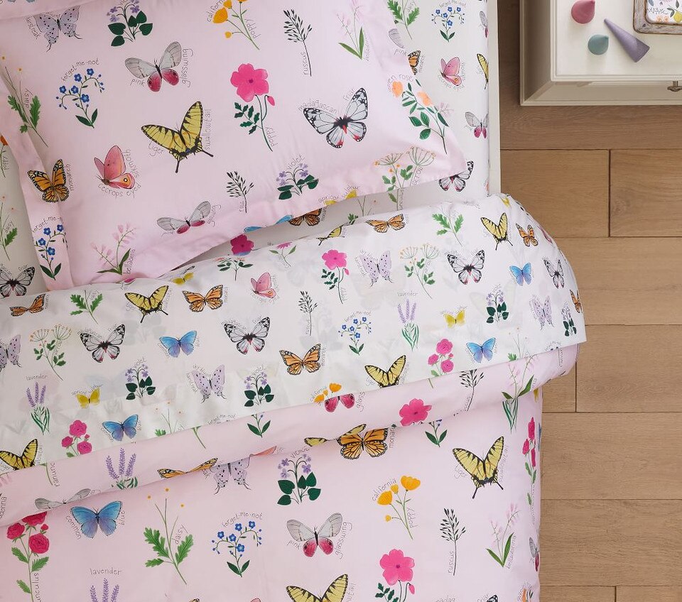 Botanical Butterfly Duvet Cover & Pillowcases