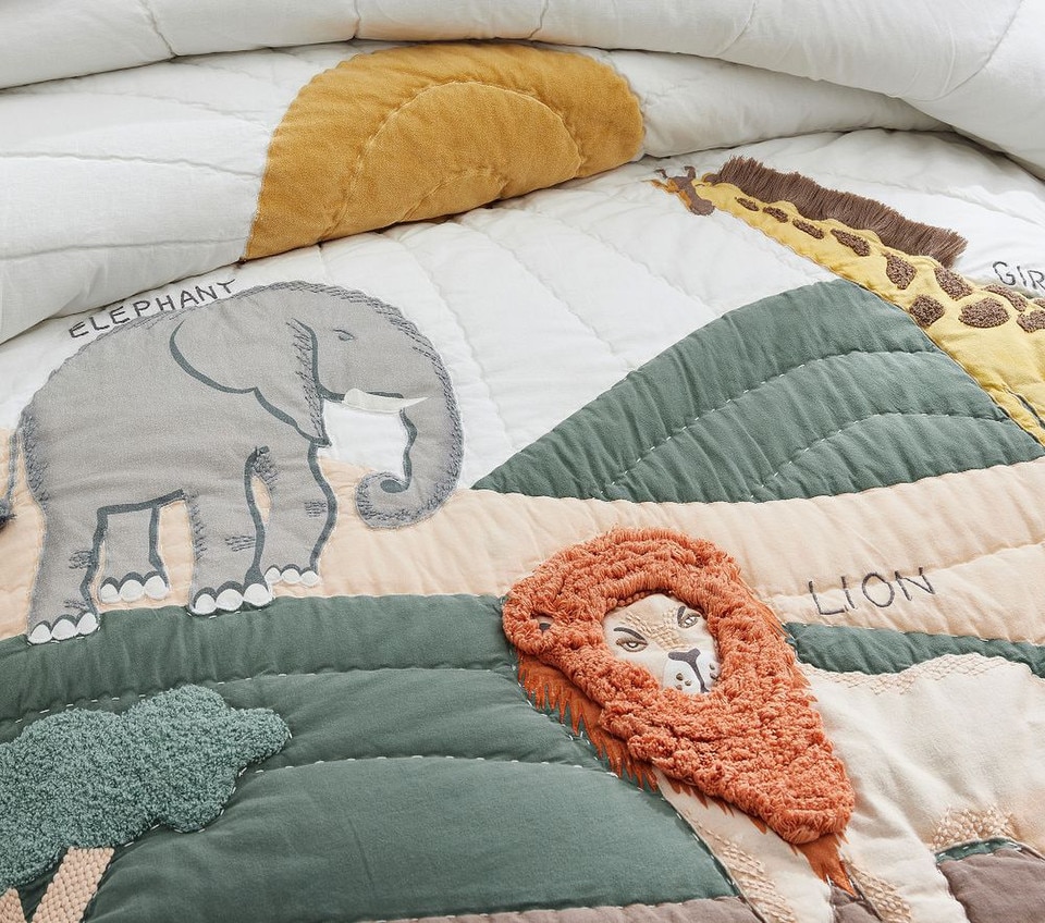 Brendan Animals Safari Bedspread & Pillowcases