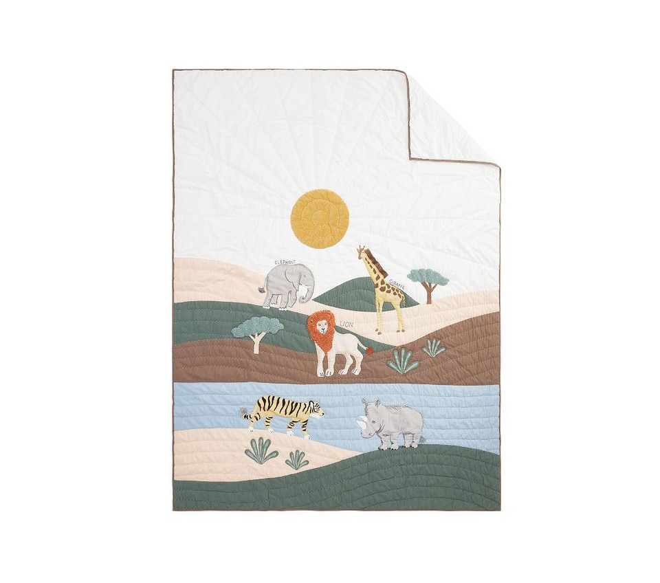 Brendan Animals Safari Bedspread & Pillowcases