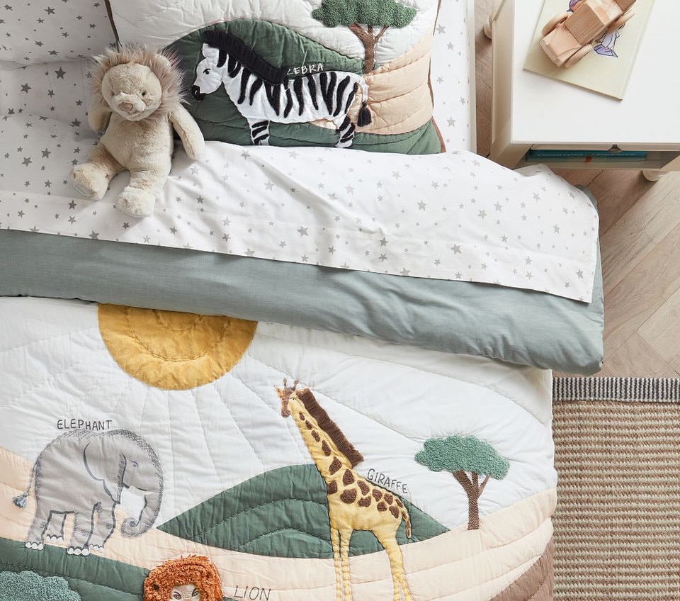Brendan Animals Safari Bedspread & Pillowcases