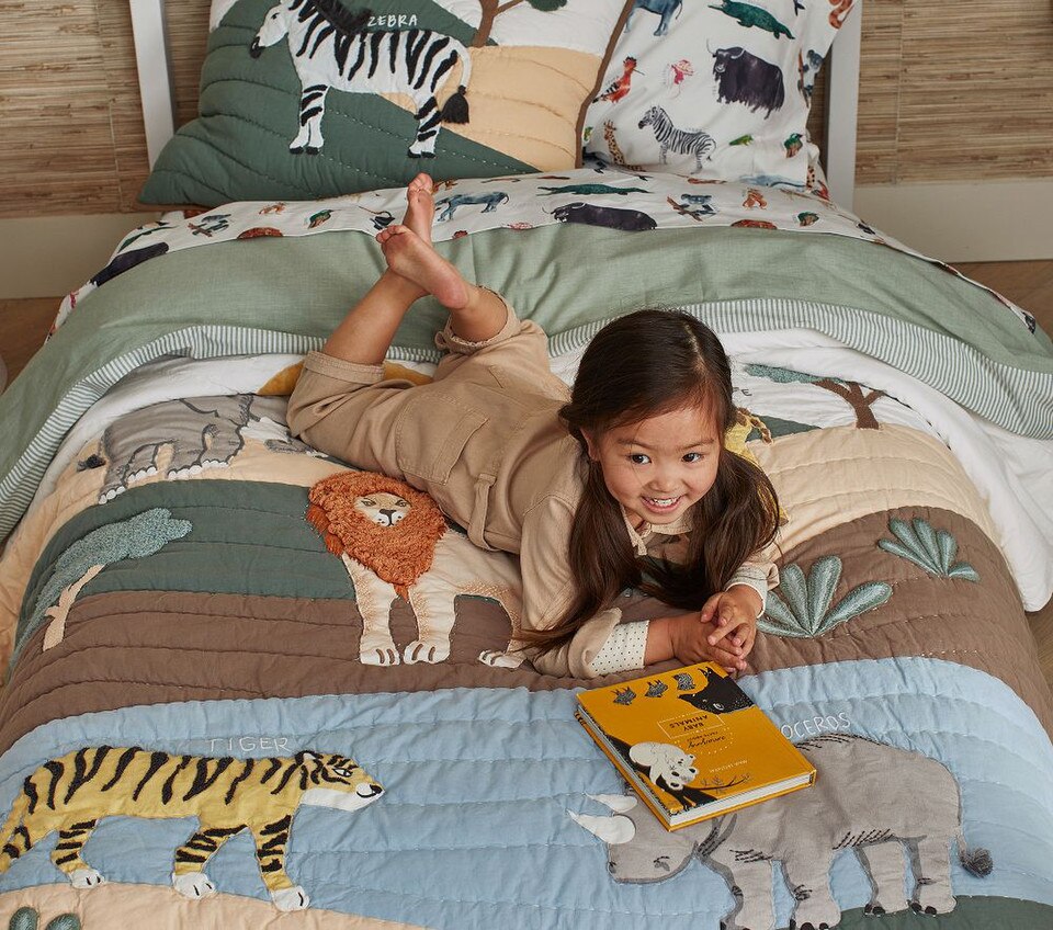 Brendan Animals Safari Bedspread & Pillowcases