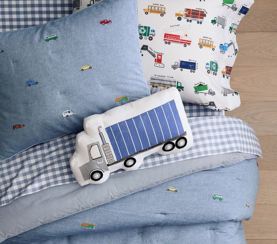 Busy Truck Shaped Cushion