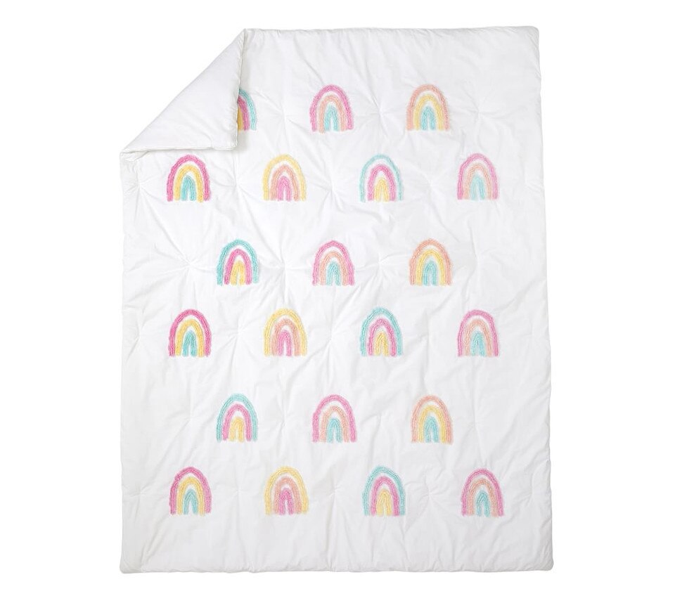 Candlewick Rainbow Comforter, Standard Pillowcase, Multi