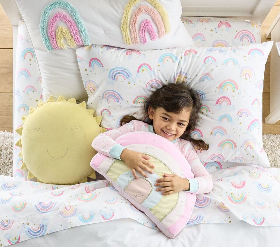 Candlewick Rainbow Comforter, Standard Pillowcase, Multi