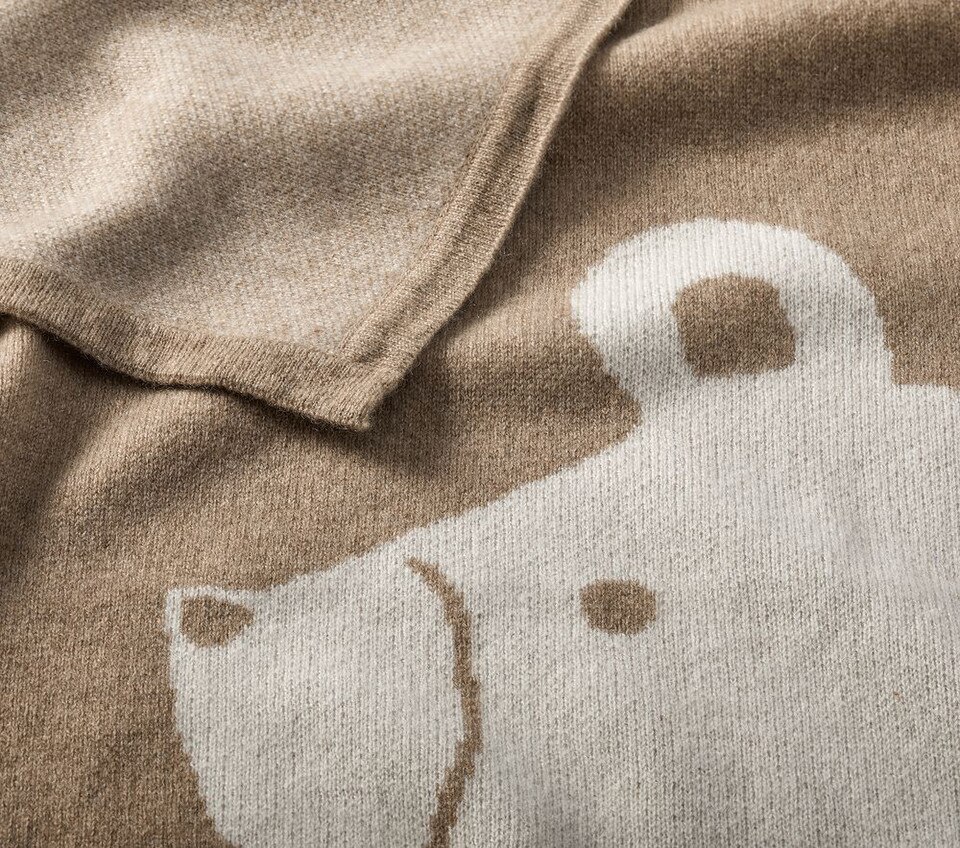 Cashmere Bear Baby Blanket