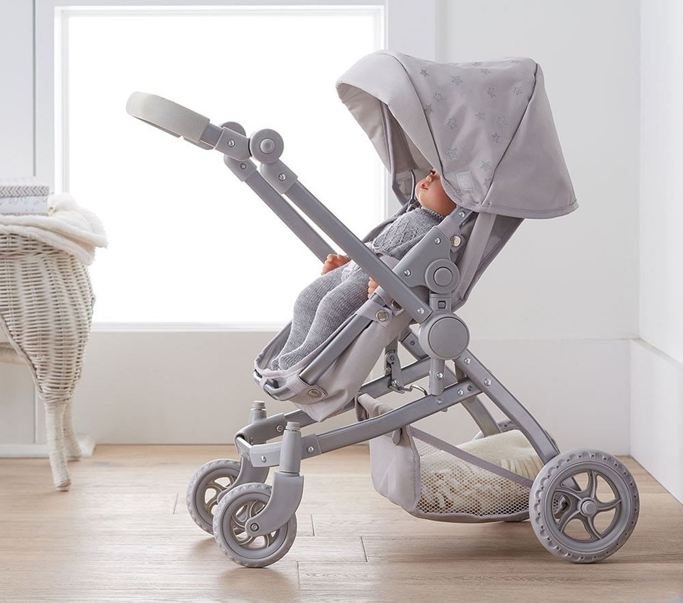 Convertible 3-in-1 Doll Stroller