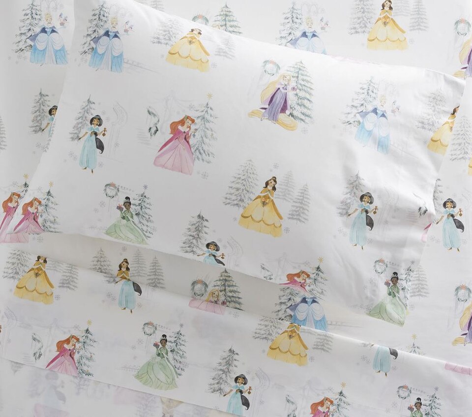 Disney Princess Festive Organic Sheet Set & Pillowcases