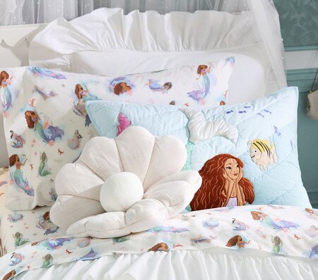 Disney The Little Mermaid Organic Sheet Set Pottery Barn Kids UK