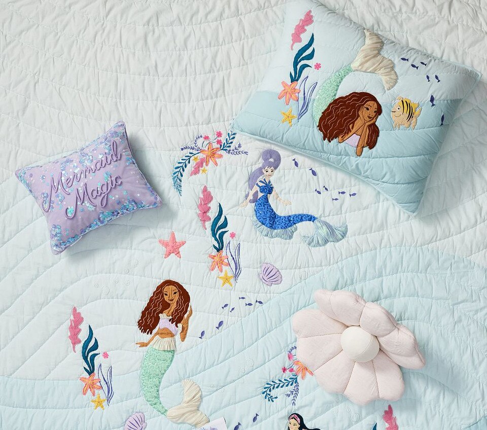 Disney The Little Mermaid Bedspread & Pillowcases