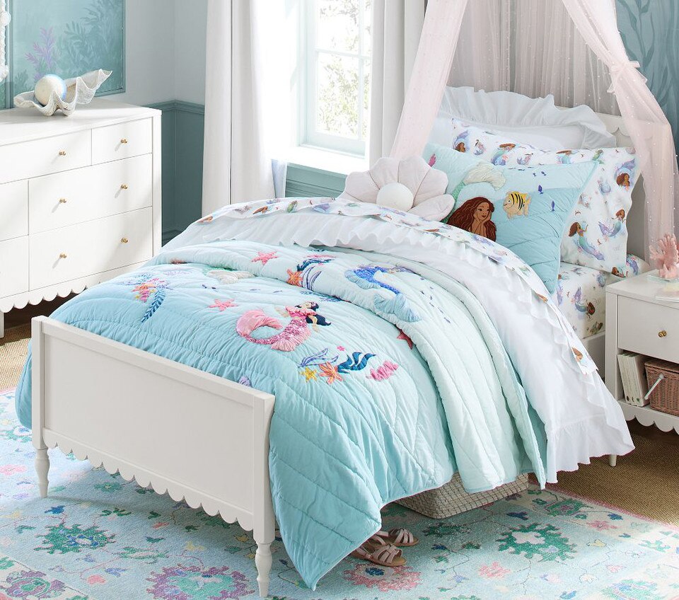 Disney The Little Mermaid Bedspread & Pillowcases