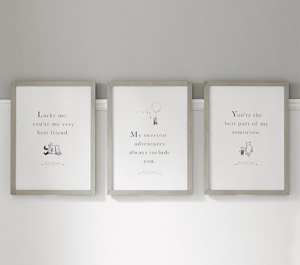 Disney Winnie the Pooh Framed Wall Art