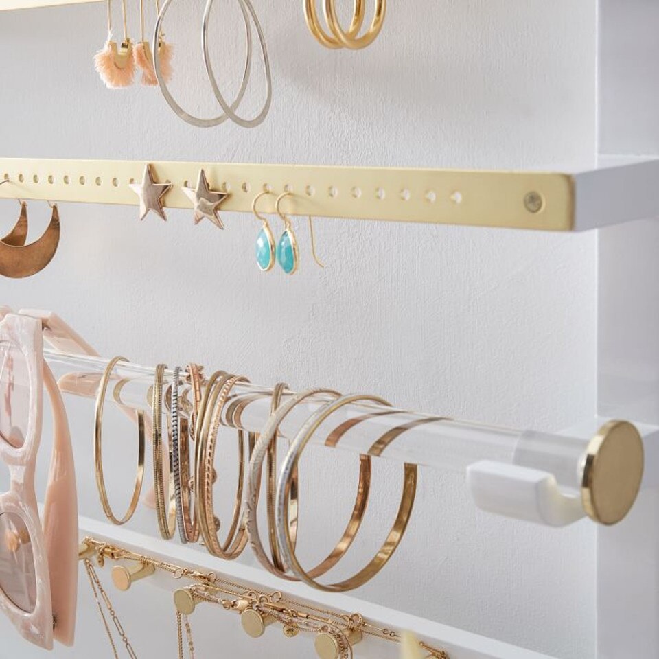 Elle Lacquer Wall Jewellery Organiser