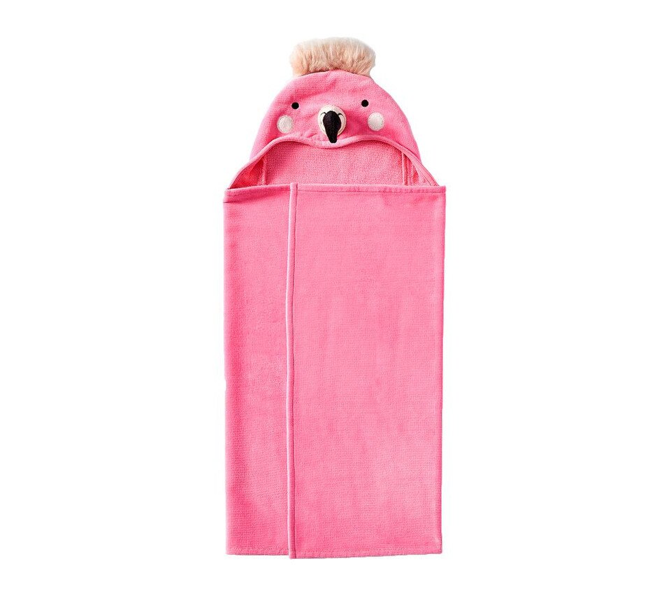 Flamingo Baby Hooded Towel