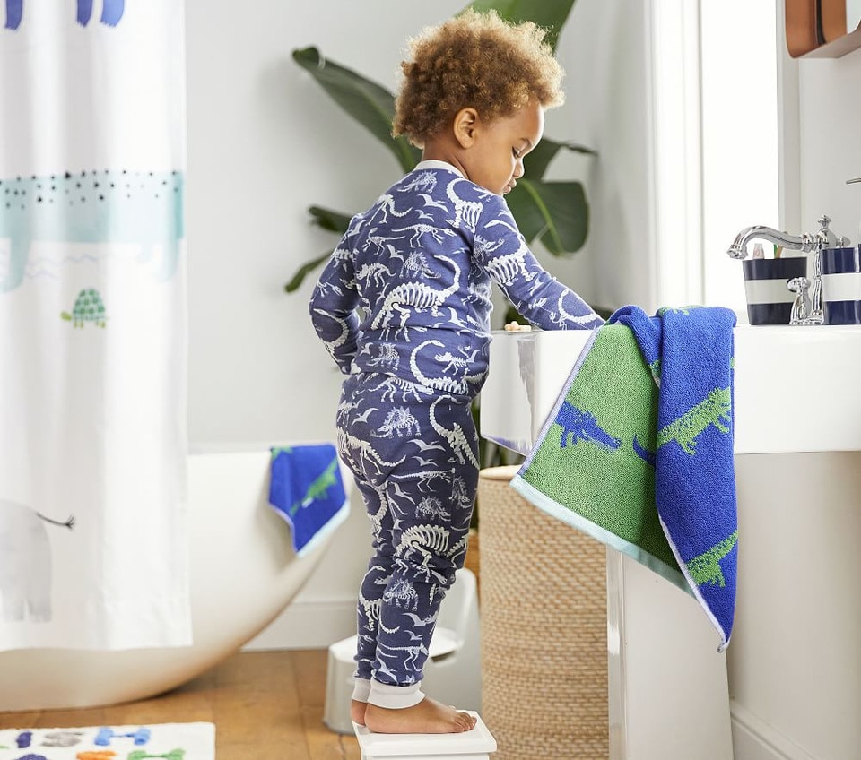 Glow-in-the-Dark Dino Bones Tight Fit Pyjamas