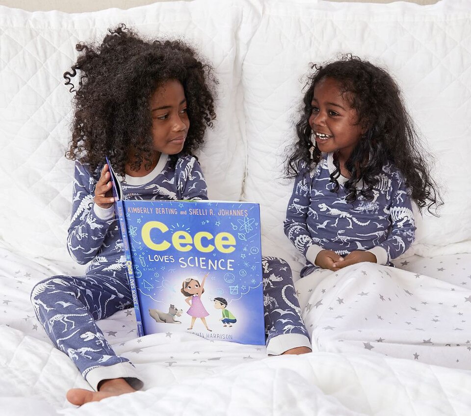 Glow-in-the-Dark Dino Bones Tight Fit Pyjamas