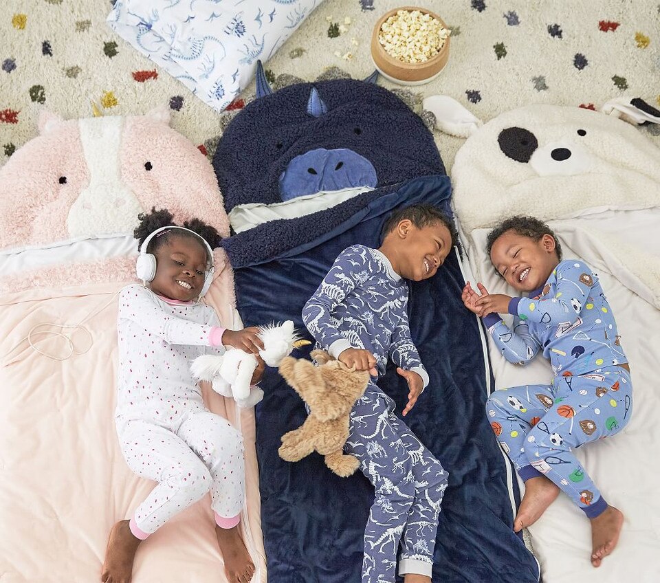 Glow-in-the-Dark Dino Bones Tight Fit Pyjamas