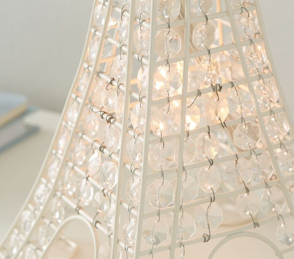 Glowing Crystal Eiffel Tower Lamp