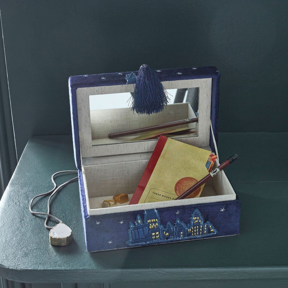 Harry Potter Beaded Velvet Jewellery Boxes