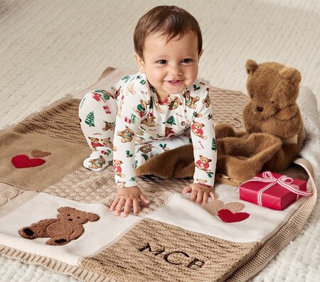 Heirloom Animals Baby Blanket Collection Pottery Barn Kids UK