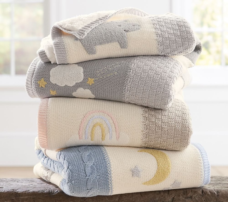Lion Heirloom Baby Blanket