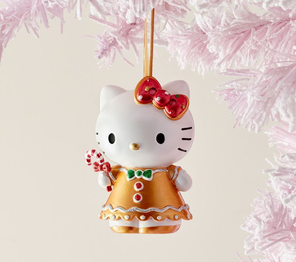 Hello Kitty® Gingerbread Dress Mercury Ornament