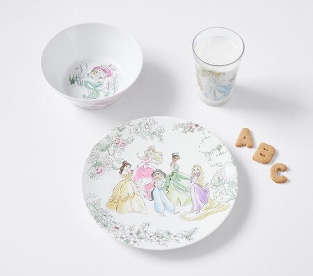 Porcelain Disney Princess Dinnerware Set Dinnerware Collection