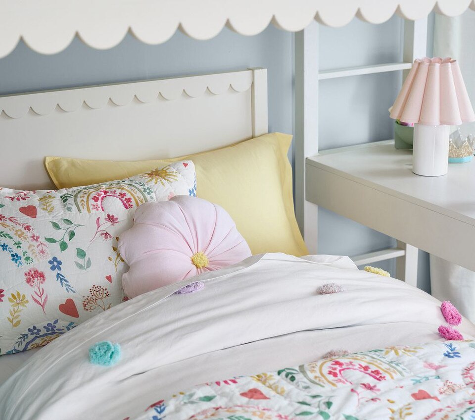 Heritage Rainbow Wholecloth Bedspread & Pillowcases