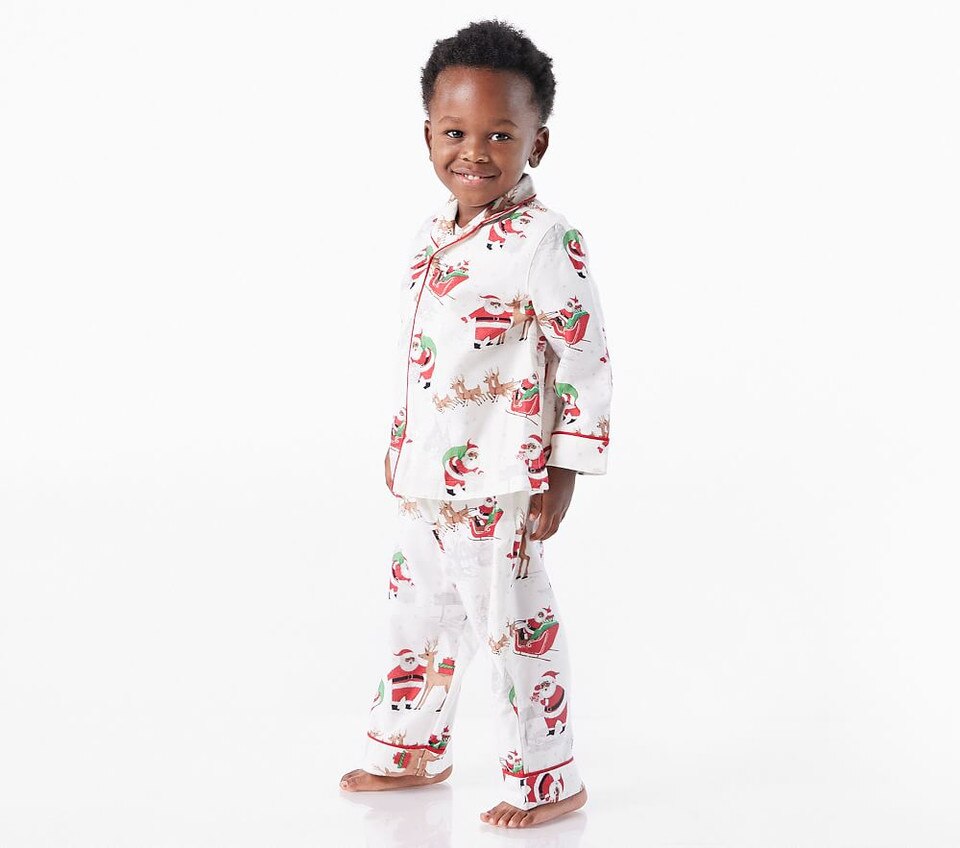 Heritage Santa Flannel Pyjama Set