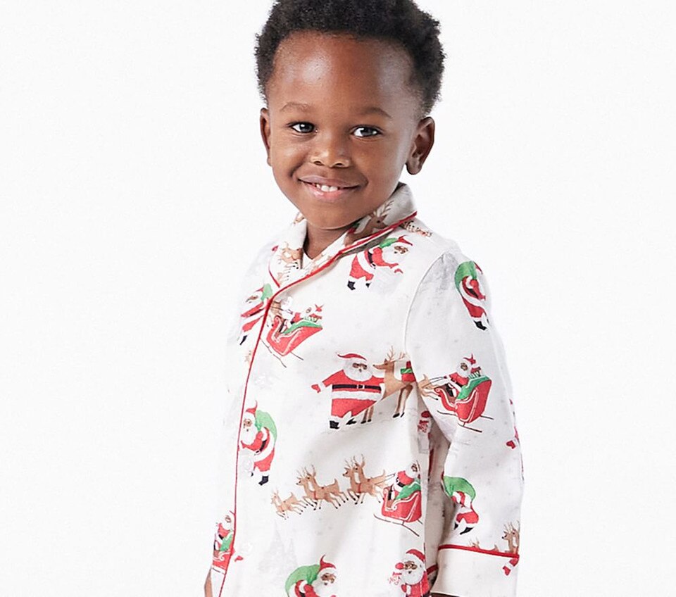 Heritage Santa Flannel Pyjama Set