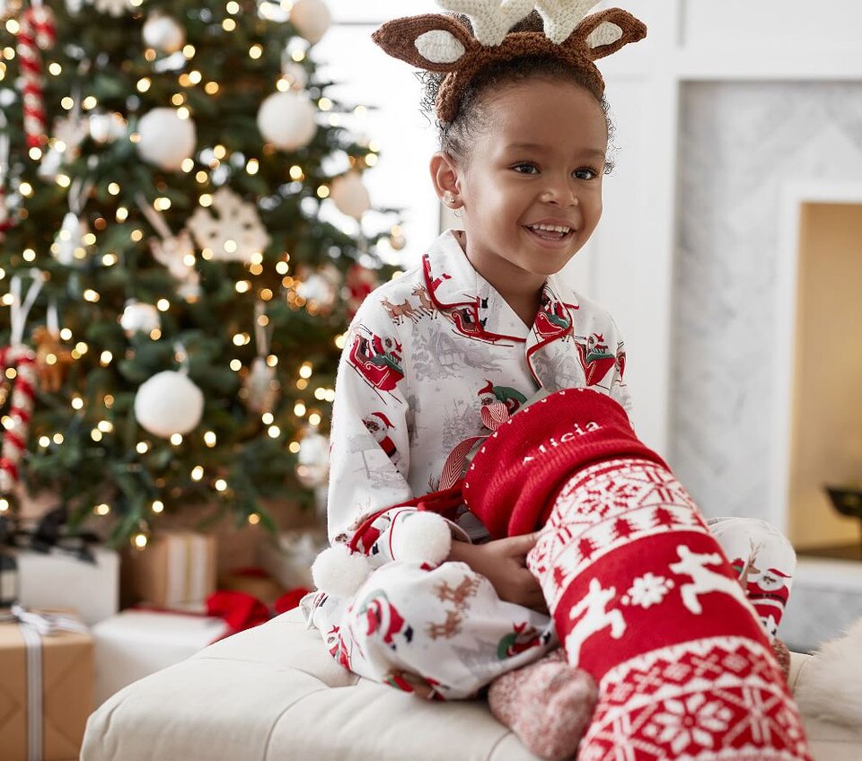 Heritage Santa Flannel Pyjama Set