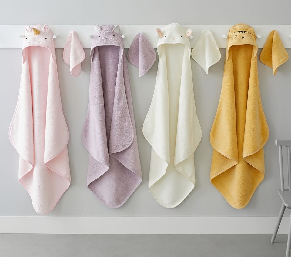 Super Soft Animal Baby Hooded Towel & Washcloth Set