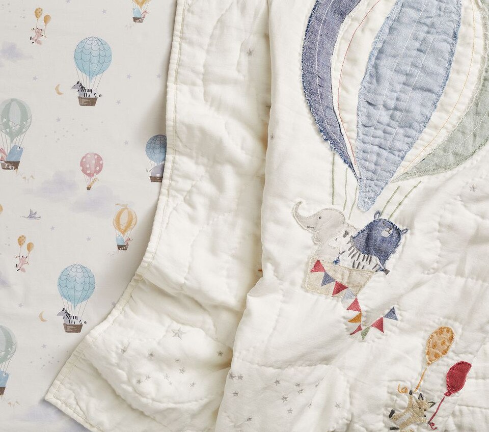 Hot Air Balloon Baby Bed Linen