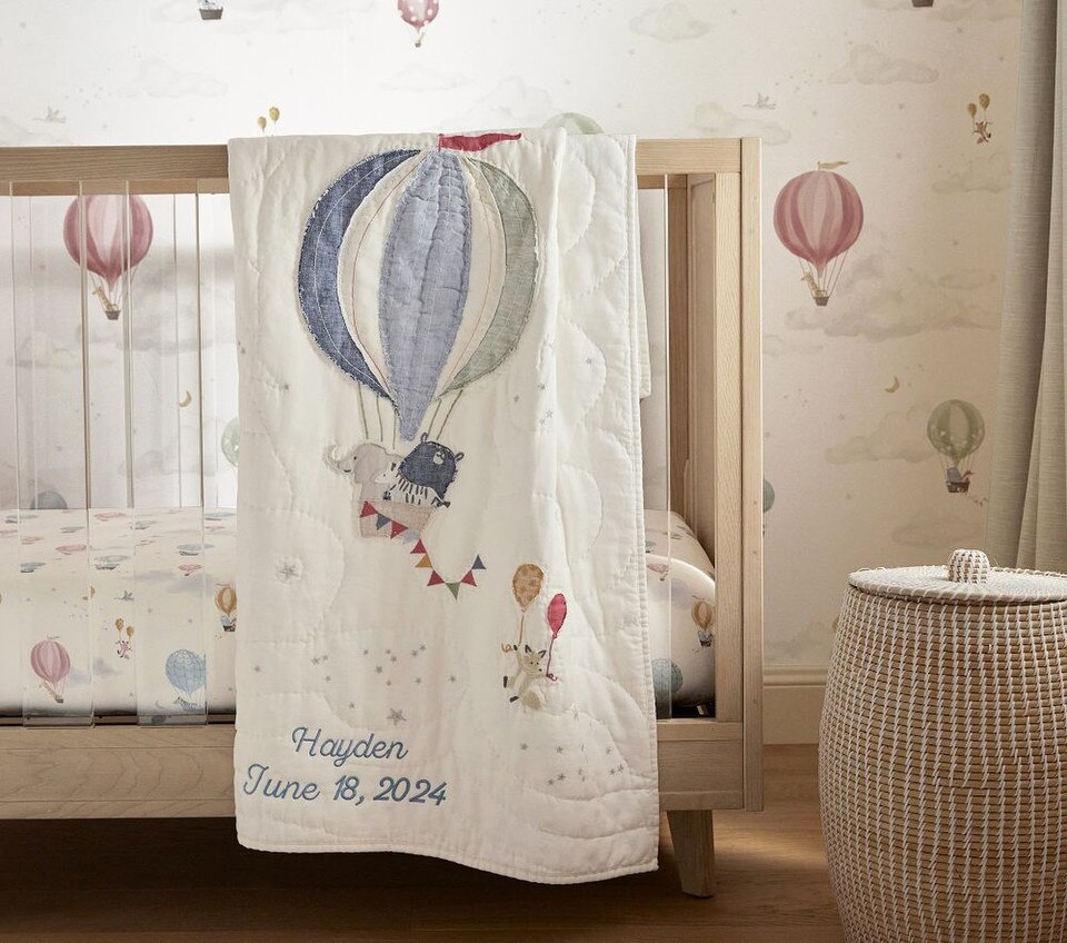 Hot Air Balloon Baby Bed Linen