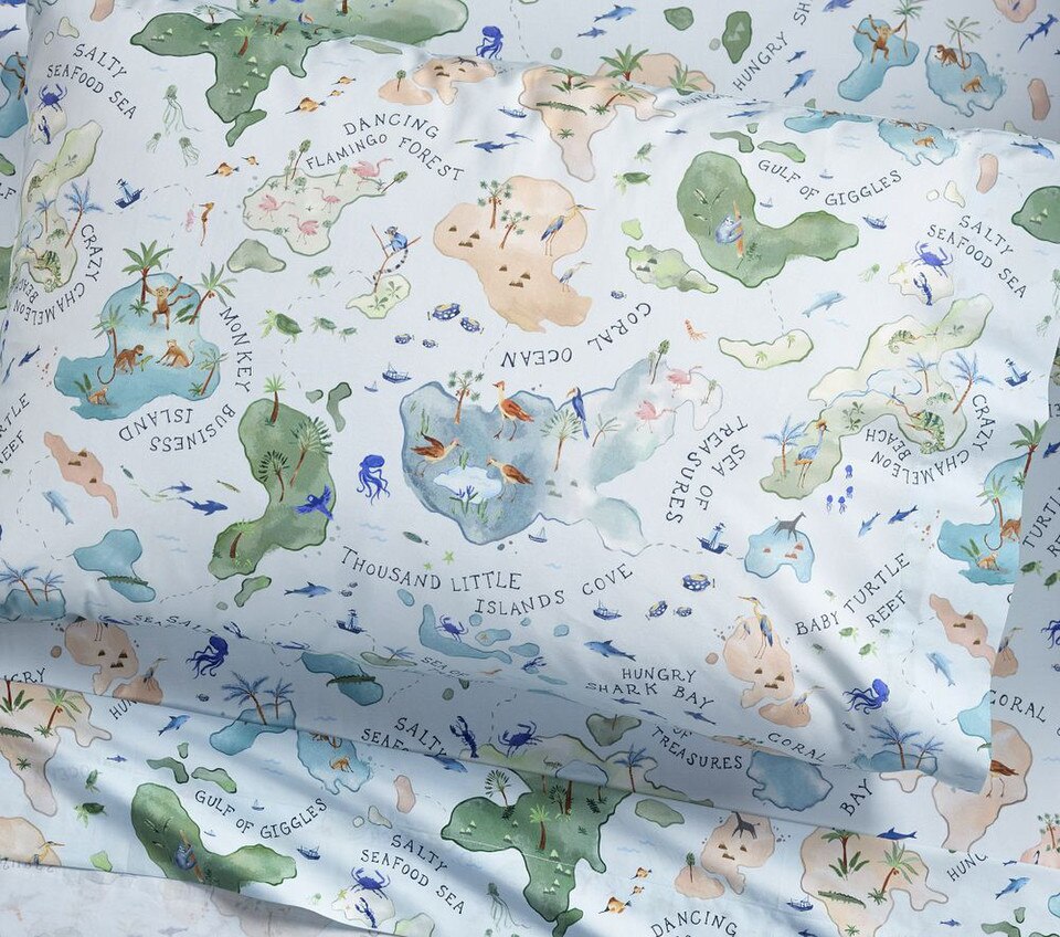 Layton Map Organic Sheet Set