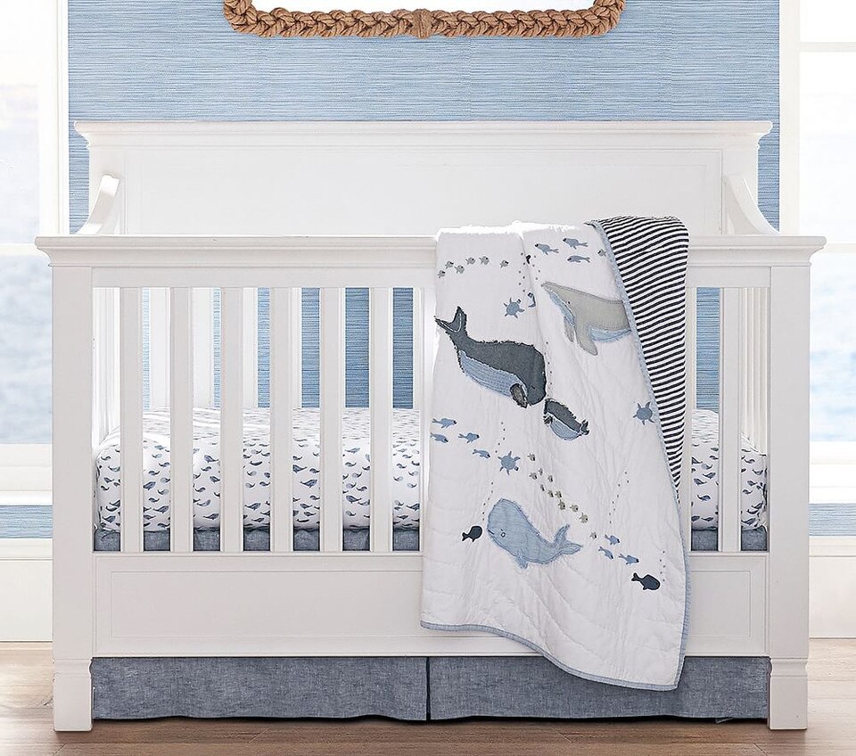 Belgian Flax Linen Cot Skirt