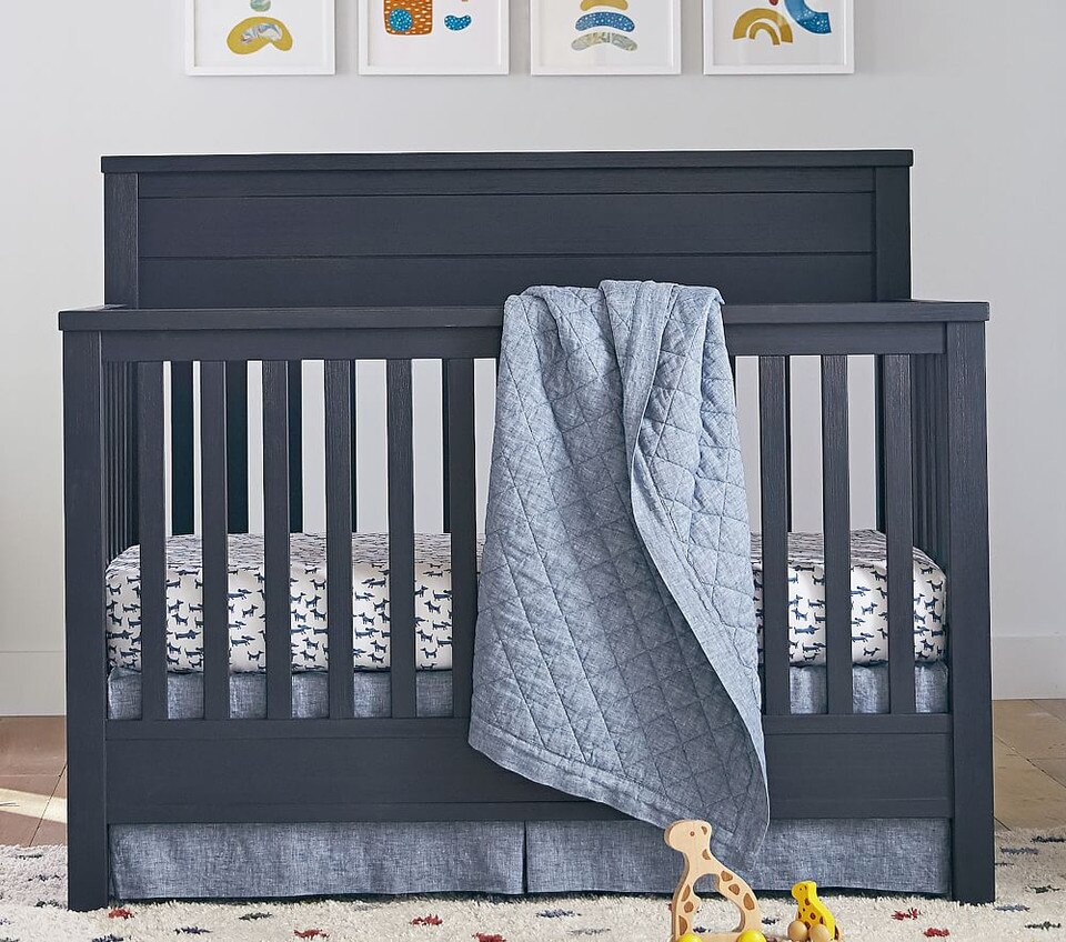Belgian Flax Linen Cot Skirt